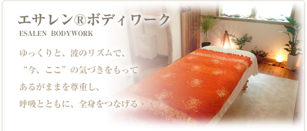 ゆっくりと、波のリズムで、
今、ここの気づきをもって あるがままを尊重し、呼吸とともに、全身をつなげる
