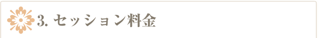 セッション料金